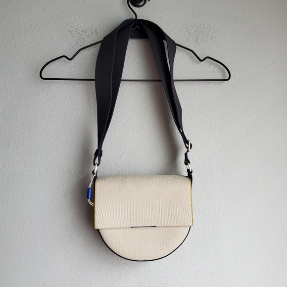Rothy's Handbags - Rothy's Saddle Bag Ink/Ivory NEW